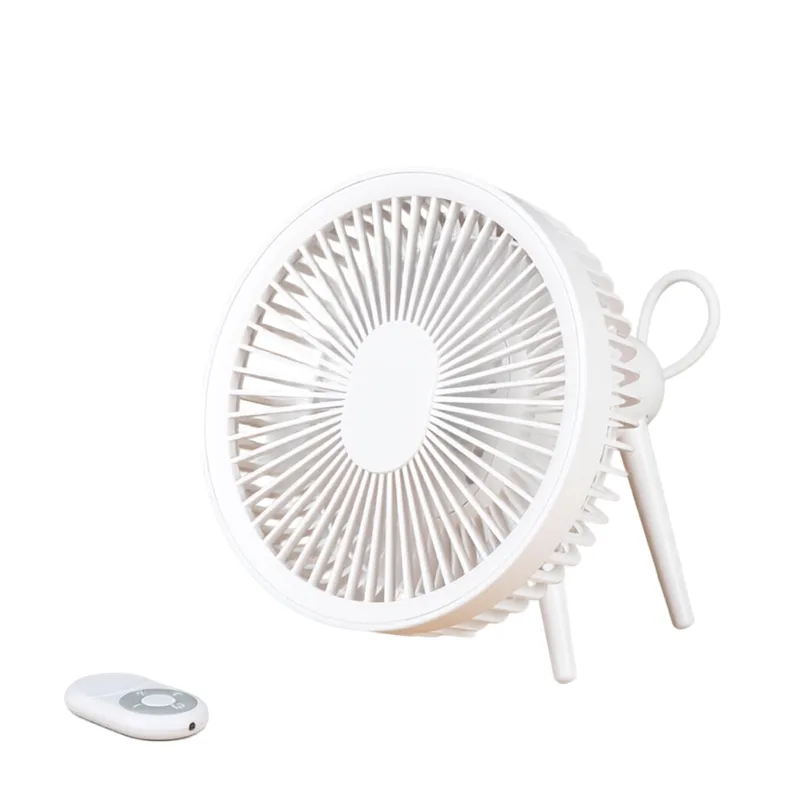 Orient Electric Pooch Rechargeable Table Fan for Home| 6000 mAh Battery | 17.5 Hours Runtime| Adjustable Desk Fan with 90° Tilt, Magnetic Remote| LED Light & Type-C Charging| 1 Year Warranty| White — 51% off on Amazon.in