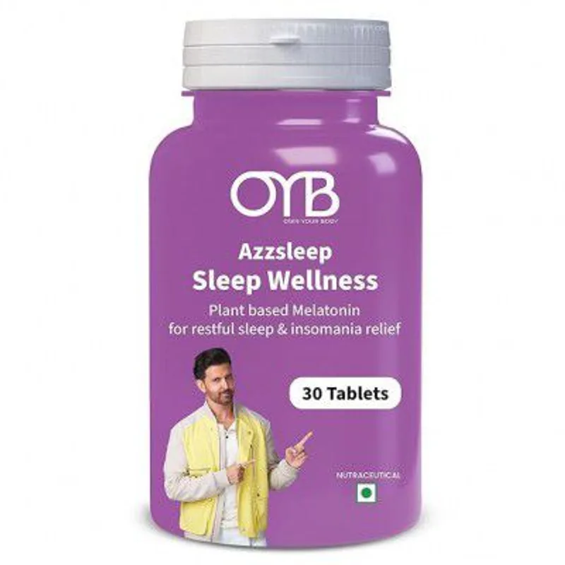 OYB Melatonin 10mg Sleep Supplement | Plant-Based Melatonin Capsules | 30 Capsules — 87% off on Amazon.in