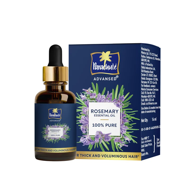 Parachute Advansed Rosemary Essential Oil | 14ml — 64% off on Amazon.in