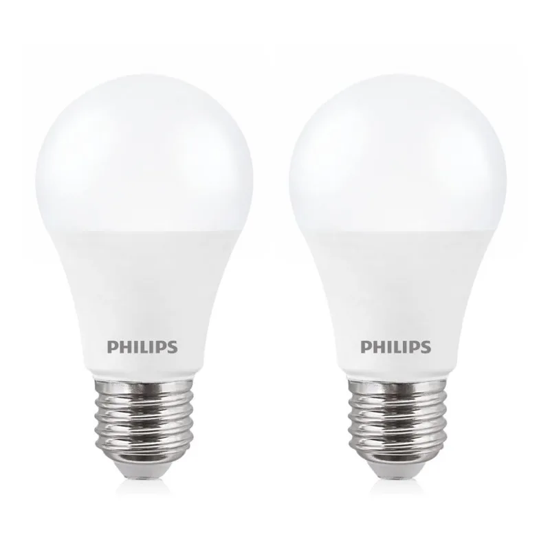 PHILIPS 12-Watts LED Bulb E27 Base (Crystal White, Pack of 2) — 65% off on Amazon.in