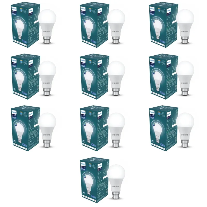Philips 15W Motion Sensor LED Bulb | Cool White 6500K | Pack of 10 — 56% off on Amazon.in