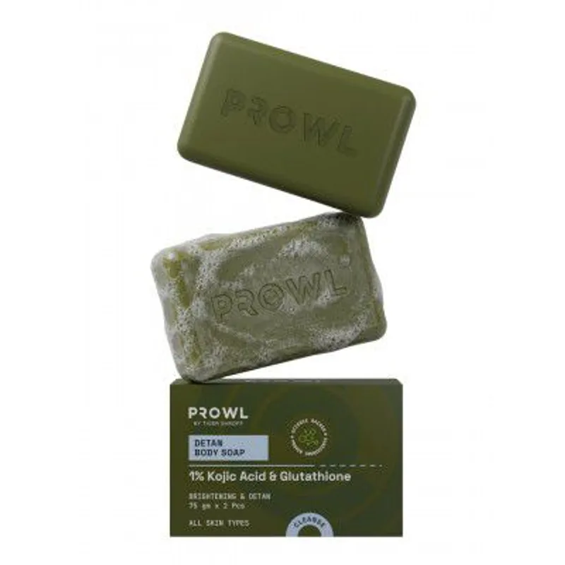 PROWL by Tiger Shroff Detan Men Body Soap | Pack of 2 (75g each) — 75% off on Amazon.in
