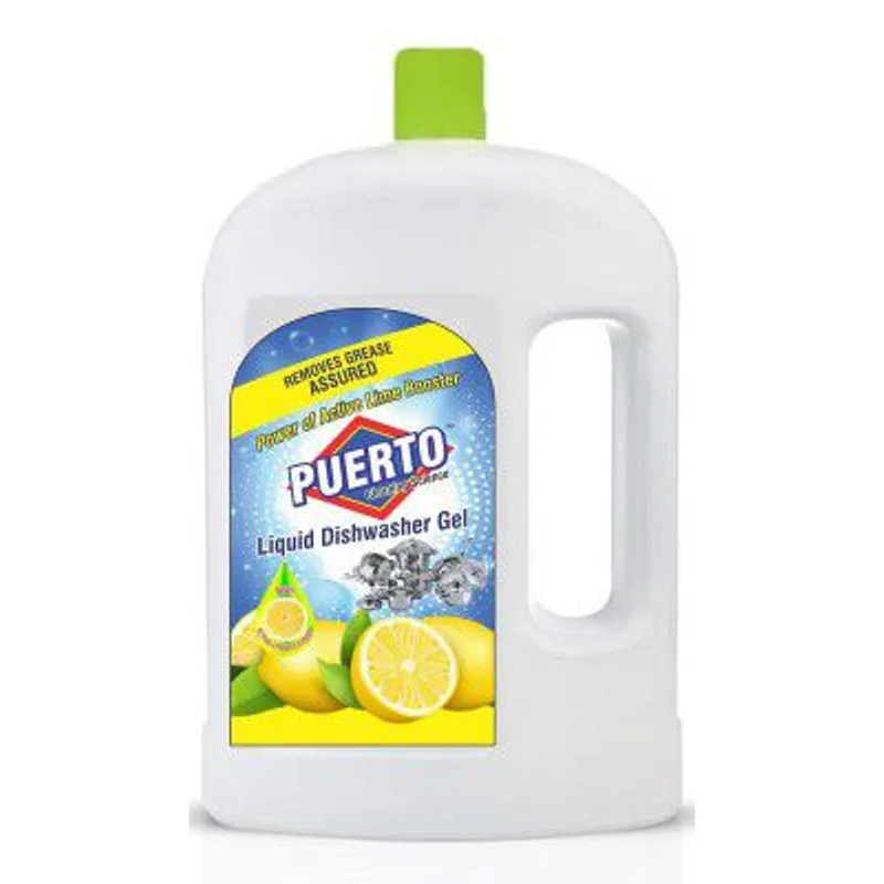 Puerto Dishwash Gel Refill Can, (Lemon) - 2 Ltr — 75% off on Amazon.in