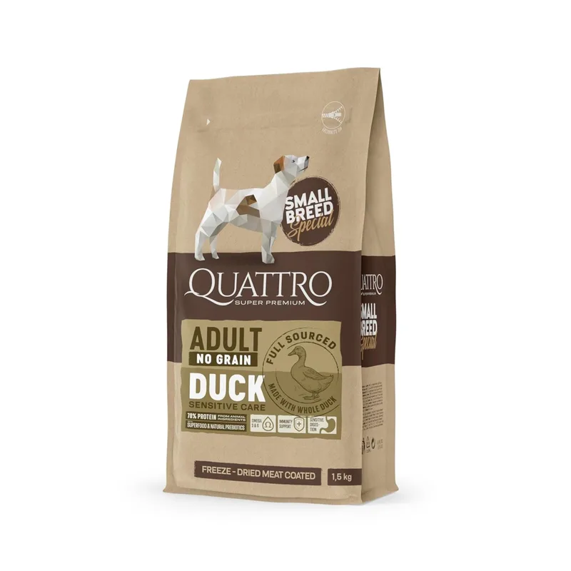 Quattro Dog Food for Small Breed Adult Dogs| 1.5KG  — 71% off on Amazon.in