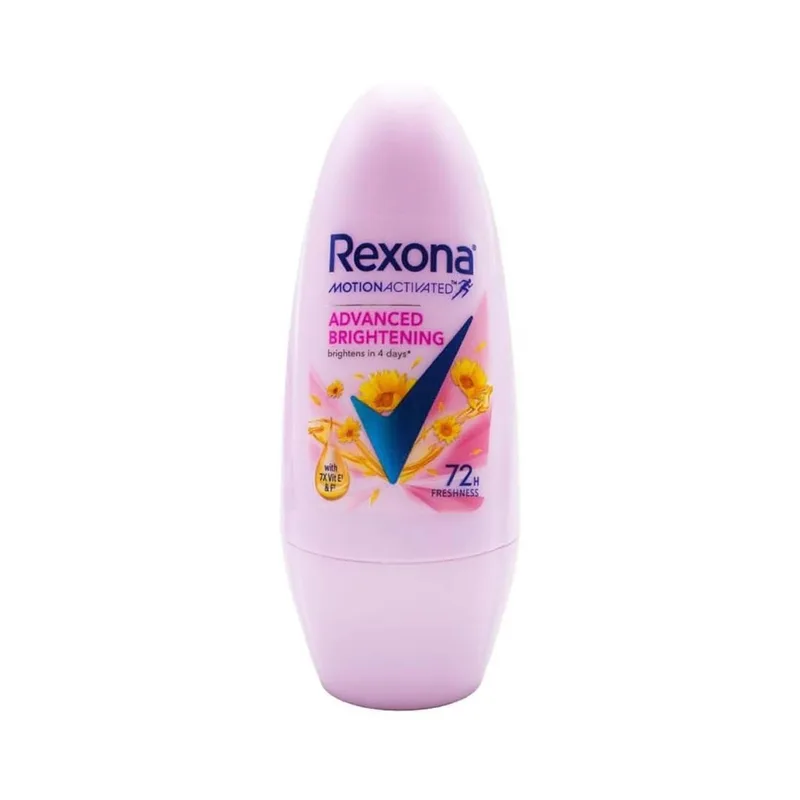 Rexona Advanced Brightening Roll On Motion Activated Deodorant for Women | 72-Hour Freshness | 45 ML — 50% off on Amazon.in