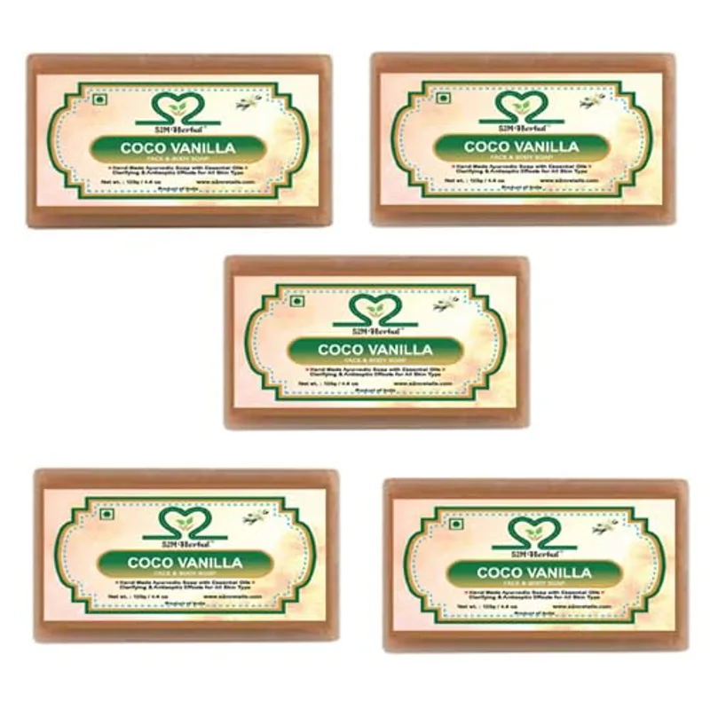 S2M Herbal Coco Vanilla Soap (5 x 125 g) — 77% off on Amazon.in
