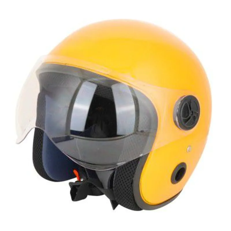 Sage Square Cruiser Open Face Helmet | ISI Certified (Yellow Glossy) — 32% off on Amazon.in