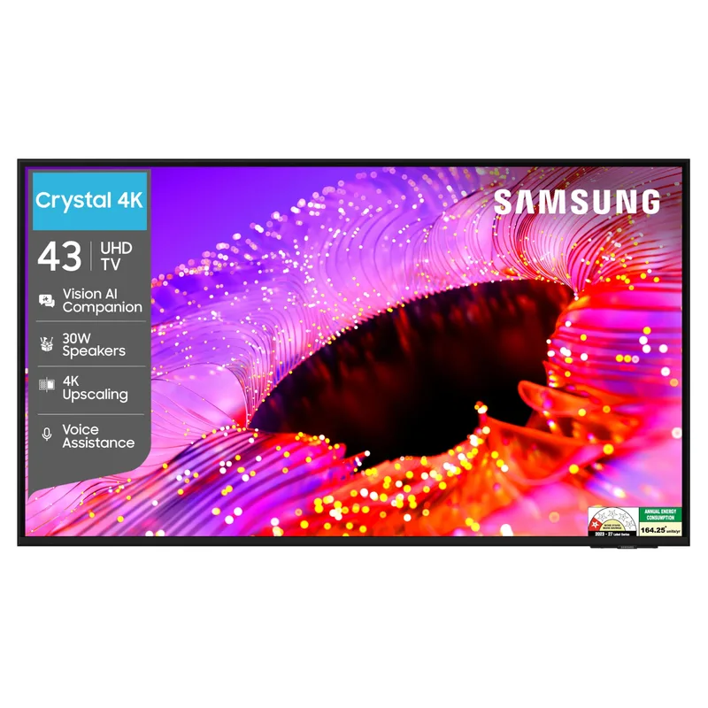 Samsung 43" inches Crystal UHD 4K Samsung Vision AI Smart TV UA43UE86AHULXL — 34% off on Amazon.in