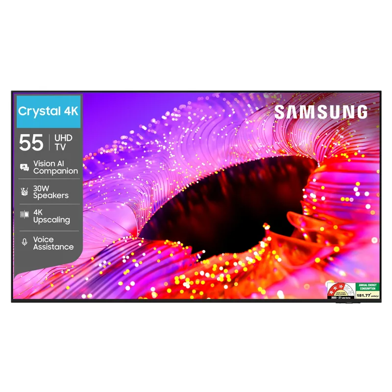 Samsung 55" Crystal UHD 4K Samsung Vision AI Smart TV UA55UE85AHULXL — 29% off on Amazon.in