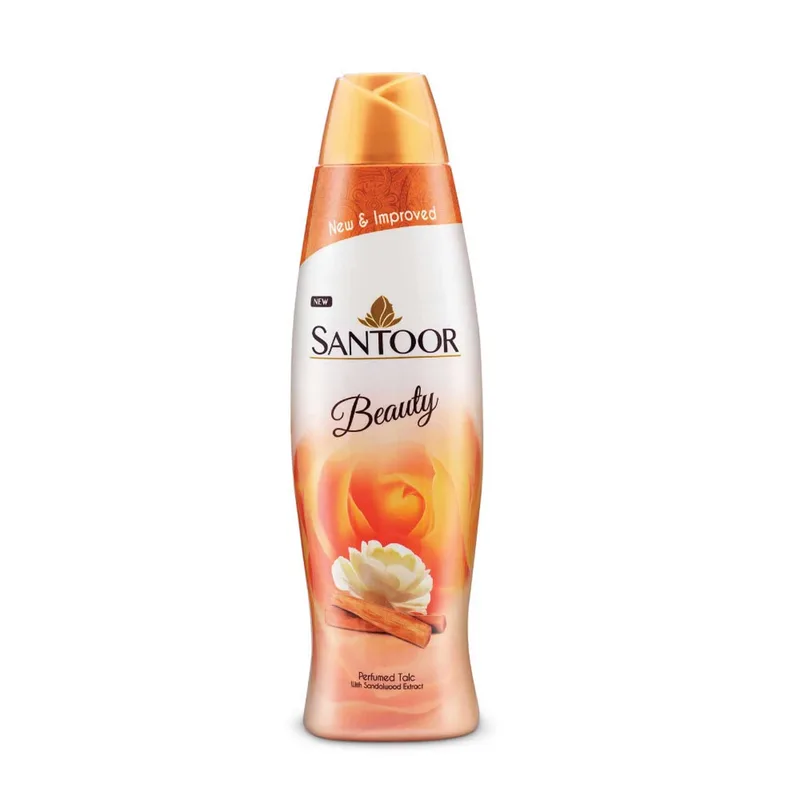 Santoor Beauty Talc with Sandalwood Extracts, 400g — 59% off on Amazon.in