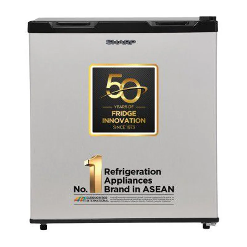 SHARP 50L 2 Star Mini Direct Cool Single Door Refrigerator (Metal Silver, SJ-MRW055N3-PSS) — 61% off on Amazon.in