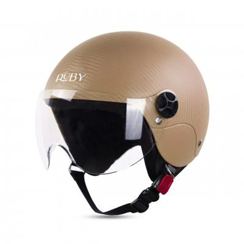 Steelbird SBH-16 Ruby ISI Certified Open Face Helmet with Skull Cap — 40% off on Amazon.in