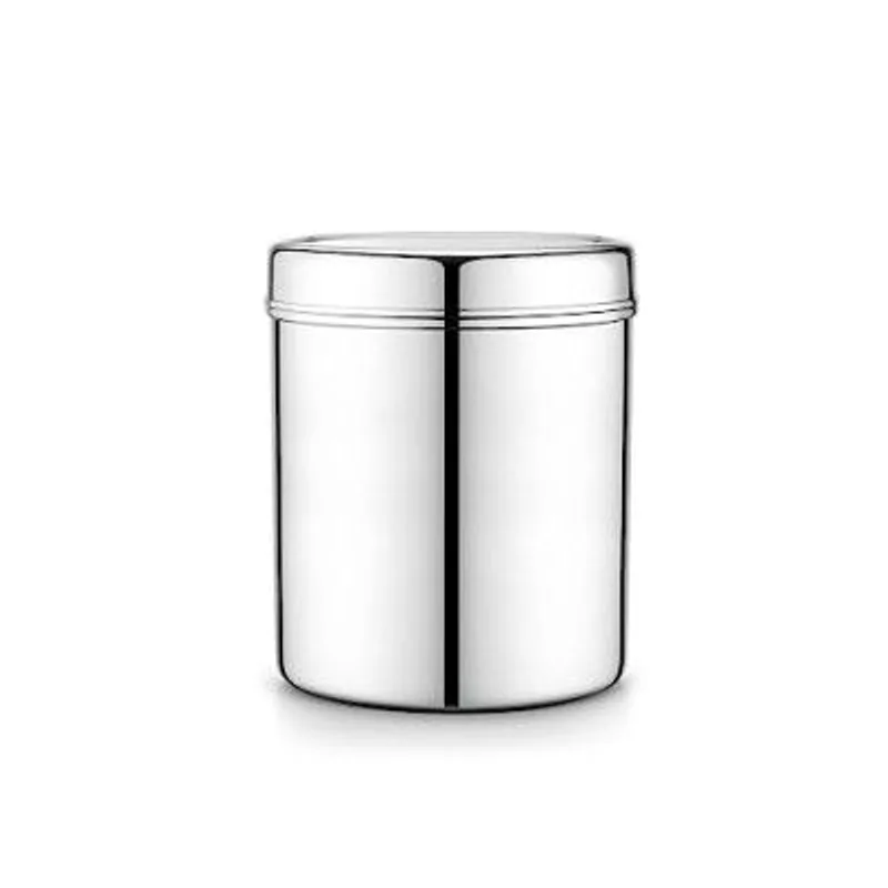 Steelcraft Premium Stainless Steel 15 22G Deep Dabba, Silver Colour - Airtight | Durable | Long-Lasting |Reliable| Spice Storage Container | Steel Jar| for Kitchen Storage| Capacity-3450ml