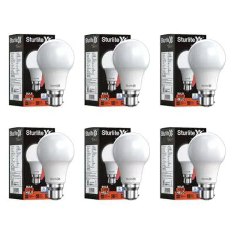 Sturlite Helo 10W LED Bulb| German Quality Certified With Advance CRI Technology (Pack of 6) — 84% off on Amazon.in