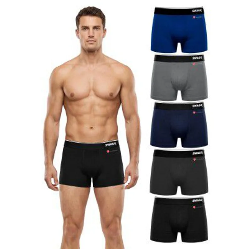 SWAGR 5 Pack Men's Super Combed Cotton Underwear Trunks | 4-Way FlexStretch | SOXCO Style SG05 — 66% off on Amazon.in