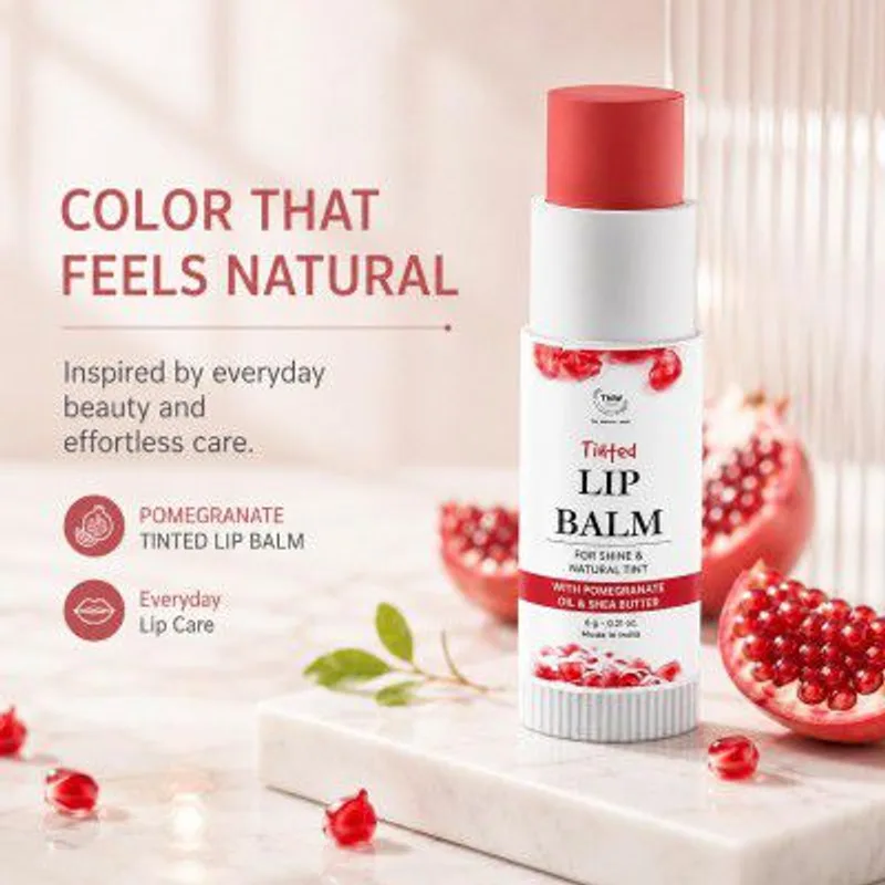 TNW-The Natural Wash Pomegranate Multipurpose Tinted Lip Balm for Dry & Chapped Lips- Red, 6g  — 73% off on Amazon.in