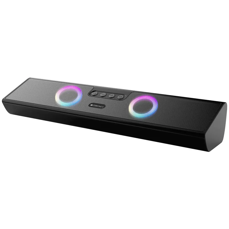 ZEBRONICS Astra 35, Wireless Bluetooth Soundbar, 16 Watts, Upto 24h Backup — 58% off on Amazon.in