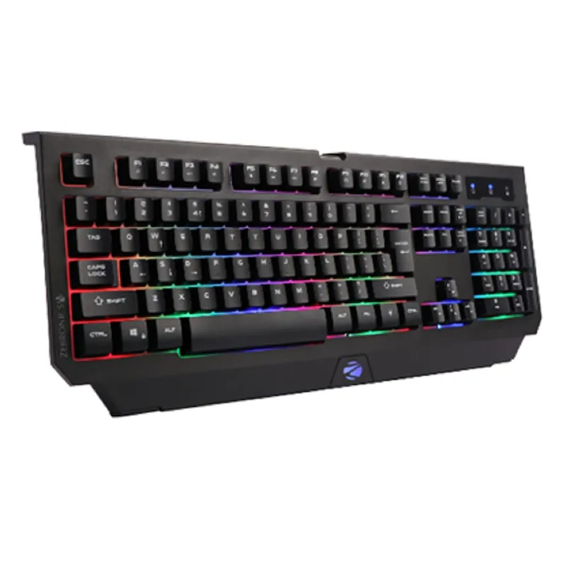 Zebronics Zeb-Transformer K2 Gaming Keyboard, 104 Keys, Multicolor LED Laser Keycaps (Gold Plated USB Connector, Braided Cable) — 64% off on Amazon.in